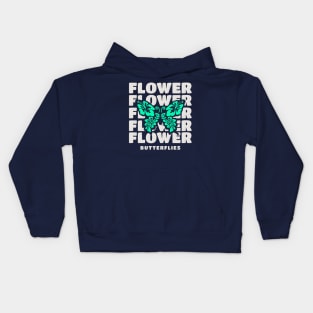 Flower Butterflies Kids Hoodie